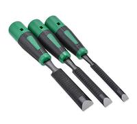 Set di scalpelli per legno, utensili manuali per intaglio del legno da 13 mm, 19 mm, 25 mm con impugnatura massaggiante per intaglio del legno, carpenteria, artigianato e attività generali di lavora