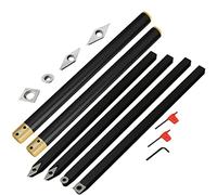 Set di scalpelli per tornio per legno da 8 pezzi, accessori per tornitura del legno antiruggine Utensili per la lavorazione del legno, manici in legno duro, sgorbia in acciaio al manganese, punta