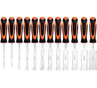 Set di scalpelli per tornio Set di 12 scalpelli per tornitura del legno, adatti a professionisti o appassionati