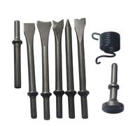 Set di scalpelli pneumatici Martelli ad aria Punzonatura Punte di Chipping Martelli Trapano Strumento per Piastrelle Calcestruzzo Mattoni Pietra Lavoro Riparazione Punte per Martello pneumatico