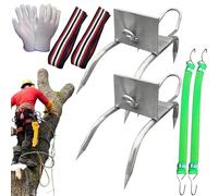 Set di scarpe da arrampicata per gatti - Punte sicure per uso esterno | Attrezzatura portatile per raccolta della frutta, caccia, registrazione, costruzione, arboricoltura, giardinaggio e manutenzione