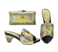 Set di scarpe e borse blu reale per le donne scarpe e borse abbinate africane scarpe e borse da donna nigeriane e borse abbinate
