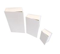 Set di scatole a forma di libro, 3 diverse dimensioni, scatola libro finto, libro contenitore, scatola libro cartone, Made in Italy di alto design, fatte a mano (Motivo 2)