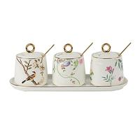 Set di scatole Contenitore for condimenti Pentola for for spezie con coperchio a cucchiaio for conservare le for zucchero, sale, barattoli for