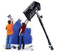 Set di scatole piatte per cartongesso, strumento professionale per nastratura da 25,4 cm con lamiera in lega di alluminio regolabile a 120 gradi, include maniglia di estensione, ideale per la finitura