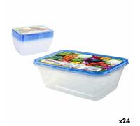 Set di scatole porta pranzo Privilege 49787 Rettangolare 750 ml 18 x 12 x 6 c