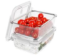 Set di scatole portaoggetti in vetro da 2 pezzi Classbach C-FHD4024G