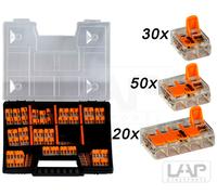 Set Di Scatole WAGO Variobox Con Morsetti WAGO A Leva | 100 Pezzi