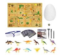- Set di scavi - Set di scavi per Dinosauri da 9,06 Pollici | Scienza 'Archeologia educativa | Scopri i Giocattoli delle Uova per Compleanno, Capodanno, Natale, Pasqua, Vere Pietre preziose