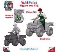 Set Di Scenari Con Figure Non Dipinte Di Quad E Figura 135 1:32 WASP