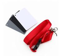 Set di schede 3 in 1 18% grigio e nero e bianco per fotografia digitale, set di carte di bilanciamento del colore e dell'esposizione