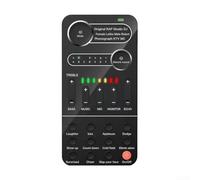 Set di schede audio progettate per cantare dal vivo 9 effetti, dimensioni compatte, compatibili con dispositivi mobili e PC (scheda audio)