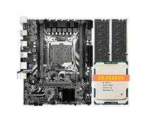 Set di schede madri da gioco X99 con Xeon E5 2630 V4 e DDR4 8Gx2 2133MHz Dual Channel R-AM M.2 NVME for PC desktop(Motherboard+CPU+RAM)