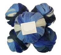 Set di sciarpa, scialle e cappello in lana Duan Dye arcobaleno, 500 g, tessuti a mano - Accessori lavorati a maglia colorati for tutte le stagioni(29color)