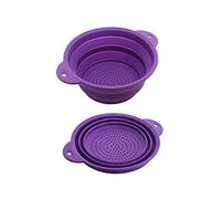 Set di scolapasta pieghevole per frutta e verdura, colino in silicone pieghevole
