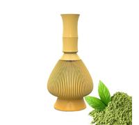 Set di scope per matcha | Frusta per matcha tradizionale giapponese Chasen | Miscelatore per scopa artigianale con supporto per un'autentica preparazione del tè