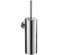 Set di scopini per WC in acciaio inox con supporto, montaggio a parete | Il set di spazzole per WC a parete consente di risparmiare spazio in bagno; è dotato di setole antigraffio a 360° per una