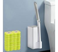 Set di scopino e porta scopino monouso per WC, per la pulizia del WC, per uso