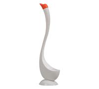 Set di scopino per WC con base antiscivolo e manico curvo flessibile, per uno spazio ristretto, soluzione igienica per riporre lo scopino