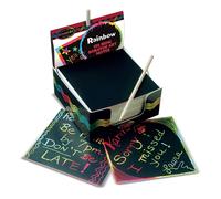 Set di Scratch Art con carte colorate per bambini