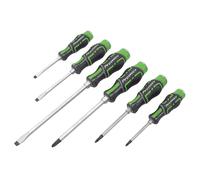 Set Di Screwdriver Hammer-Thru Hi-Vis Verde 6pc AK4940HV