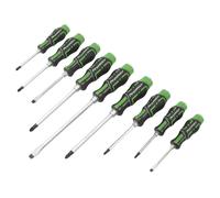 Set Di Screwdriver Hammer-Thru Hi-Vis Verde 9pc AK4941HV