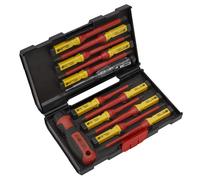 Set Di Screwdriver Sealey 13 Pezzi Intercambiabili - Approvato VDE AK6128