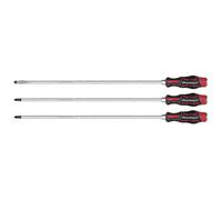 Sealey AK4942 - Set di cacciaviti extra lunghi, 450 mm, 3 pezzi, colore: Rosso