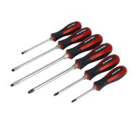 Set Di Screwdriver Sealey 6Pc Hammer-Thru AK4932
