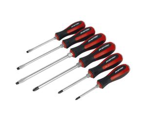 Set Di Screwdriver Sealey 6Pc Hammer-Thru AK4932