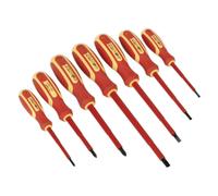 Set Di Screwdriver Sealey 7Pc Elettricista VDE Approvato S0756