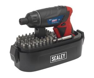 Set Di Screwdriver Senza Fili Sealey 53Pc 3.6V Lithium-Ion CP36S