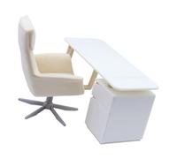 Set di scrivania e sedia in miniatura personalizzabili per case delle bambole in scala 12 Design realistico case delle bambole Mobili piccoli Mobili in miniatura realistici