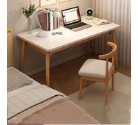 Set di scrivania e sedia per casa e ufficio, grande tavolo da gioco con angoli arrotondati, pannelli spessi, facile da montare per studio e lavoro, mobili perfetti per camera da letto