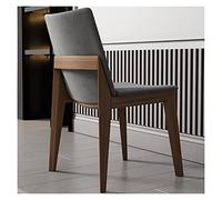 Set di sedie da pranzo imbottite moderne con gambe in legno massello, comode sedie da cucina, capacità di carico 150 kg, design di metà secolo, facile da montare, mobili eleganti per la casa