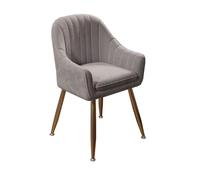 Set di sedie da pranzo imbottite moderne con gambe in metallo, comoda poltrona per il tempo libero per cucina, soggiorno, reception, camera da letto (colore: D1)