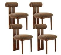 Set di sedie da pranzo in legno, sedie imbottite da cucina e sala da pranzo con gambe in legno massello, per ristoranti, sale studio e spazi abitativi