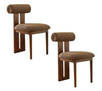 Set di sedie da pranzo in legno, sedie imbottite da cucina e sala da pranzo con gambe in legno massello, per ristoranti, sale studio e spazi abitativi