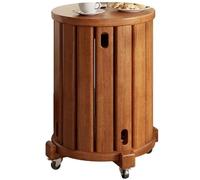 Set di sedie e sgabelli impilabili con ruote silenziose, tavolino rimovibile per cucina, camera da letto, soggiorno