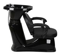 Set di sedie per shampoo con ciotola per shampoo per saloni di bellezza, sedia da barbiere, facile da pulire, ideale per spa e saloni di bellezza