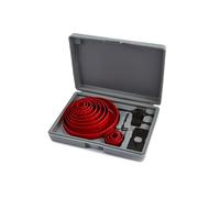 Set di seghe a forare HBM da 16 pezzi - diametro 19-127mm, adatto per legno, cartongesso e intonaco