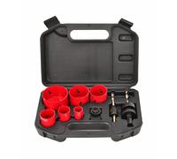 SET DI SEGHE A TASCA BIMETALLICHE AWTOOLS, 8 PEZZI, 22-64 mm