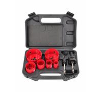 SET DI SEGHE A TASCA BIMETALLICHE AWTOOLS, 8 PEZZI, 22-73 mm