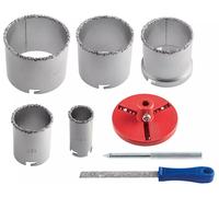Set Di Seghe A Tazza 8 Pezzi Da 32 A 83 Mm Per Piastrelle