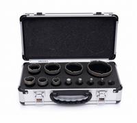 Set Di Seghe A Tazza Diamante 6-68 Mm Con Adattatore