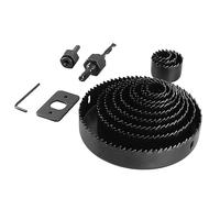 Set di Seghe a Tazza per la Lavorazione del Legno Set di Seghe a Tazza Rotanti Portatili Set di Seghe a Tazza in Acciaio Al Carbonio di Diverse Dimensioni per Legno Fai Te