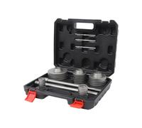 Set di seghe a tazza SDS-Plus, 9 pezzi, per calcestruzzo, 30-100 mm | SDS Plus & SDS-Max - Punta da trapano da 30-100 mm, per calcestruzzo, mattoni e muratura