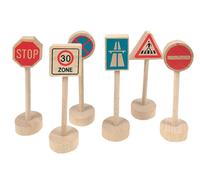 Set di segnali stradali WoodyLand in legno, 6 pz