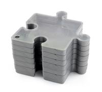 Set di selezionatori di puzzle - vassoi impilabili per smistamento di puzzle, scatola di immagazzinaggio puzzle | Vassoi impilabili per smistamento di puzzle e legami, vassoi per smistamento a forma