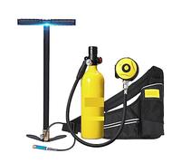 Set di serbatoi per immersioni subacquee, mini cilindro da 1 l, pompa a mano per snorkeling, attrezzatura subacquea, attrezzatura subacquea, per immersioni, canottaggio, viaggi (B)